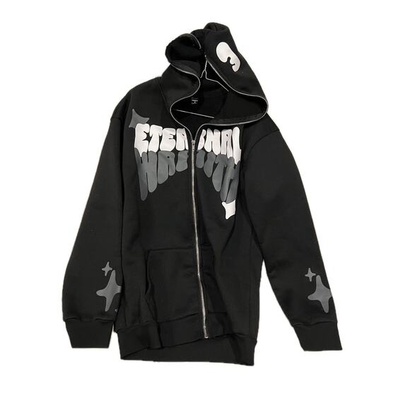 Manfinity Enternal Wrath Full Zip Hoodie Mens M - Picture 1 of 3